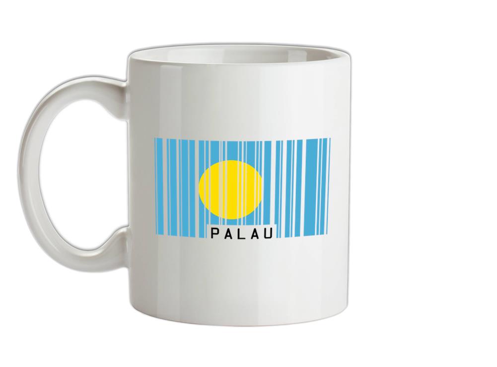 Palau Barcode Style Flag Ceramic Mug