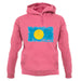 Palau Grunge Style Flag unisex hoodie