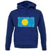 Palau Grunge Style Flag unisex hoodie