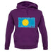 Palau Grunge Style Flag unisex hoodie