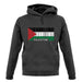 Palestine Barcode Style Flag unisex hoodie