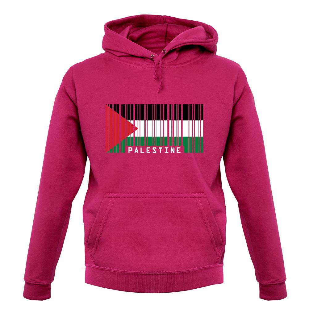 Palestine Barcode Style Flag unisex hoodie