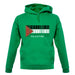 Palestine Barcode Style Flag unisex hoodie