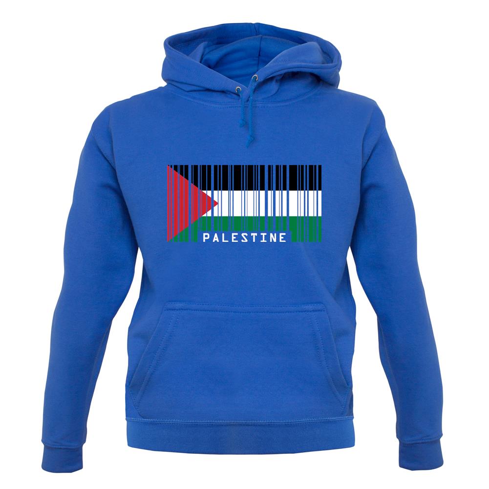 Palestine Barcode Style Flag unisex hoodie