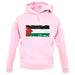 Palestine Grunge Style Flag unisex hoodie