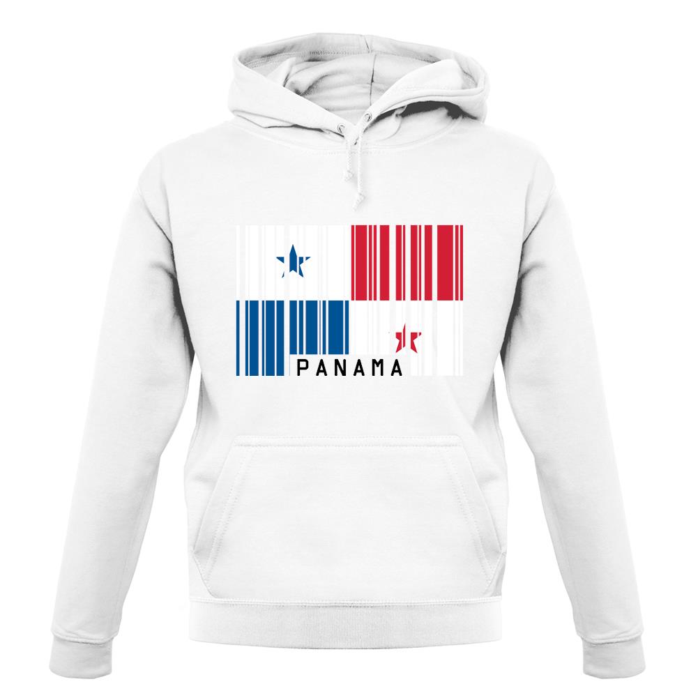 Panama Barcode Style Flag unisex hoodie