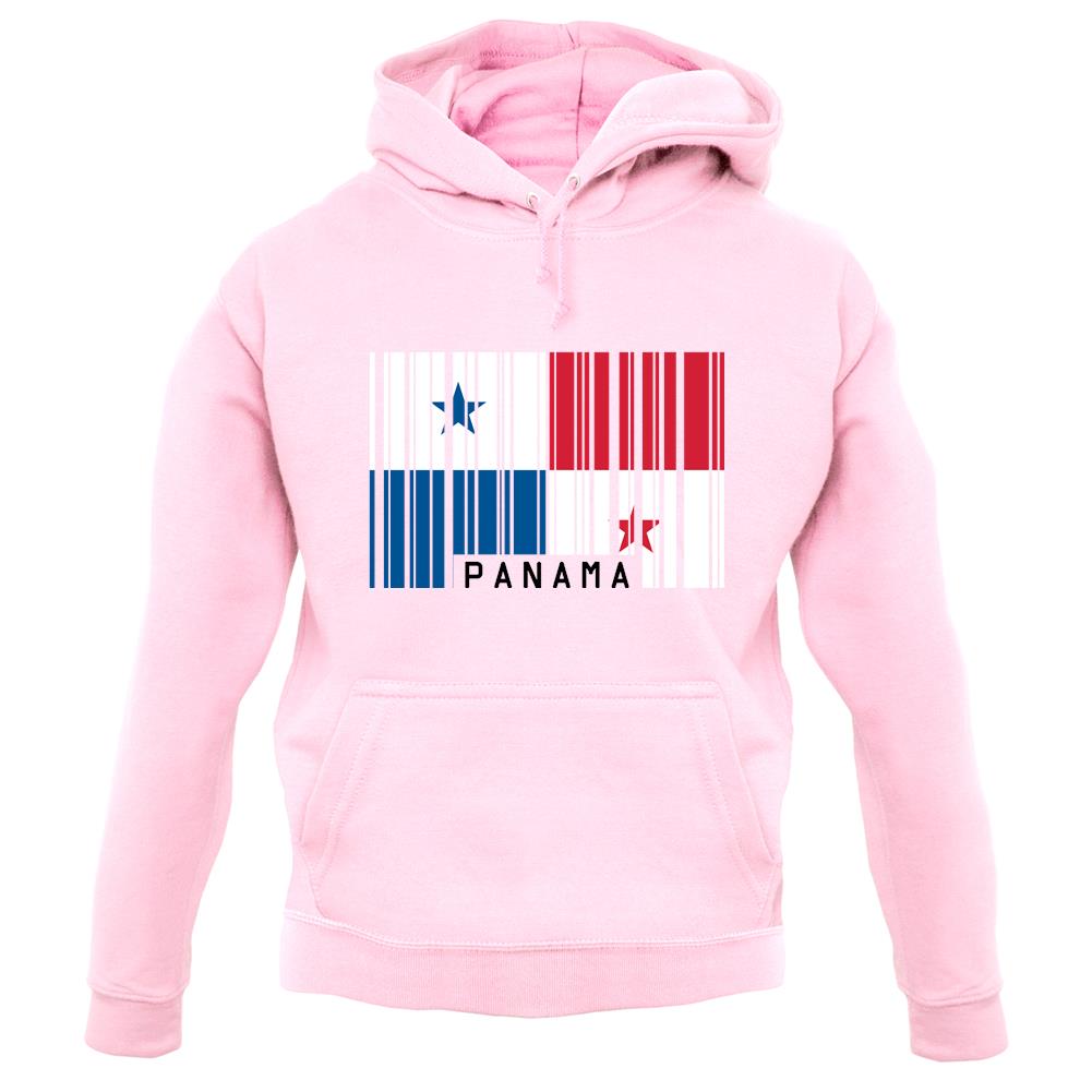 Panama Barcode Style Flag unisex hoodie