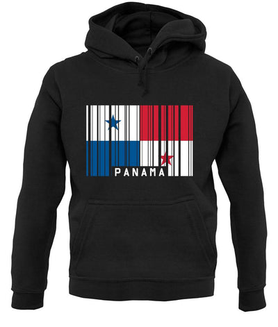 Panama Barcode Style Flag unisex hoodie