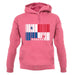 Panama Barcode Style Flag unisex hoodie