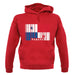 Panama Barcode Style Flag unisex hoodie