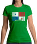 Panama Barcode Style Flag Womens T-Shirt