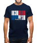 Panama Barcode Style Flag Mens T-Shirt