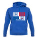 Panama Barcode Style Flag unisex hoodie