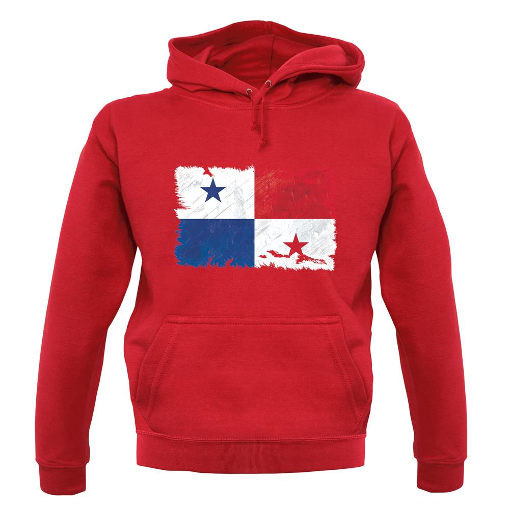 Panama Grunge Style Flag unisex hoodie