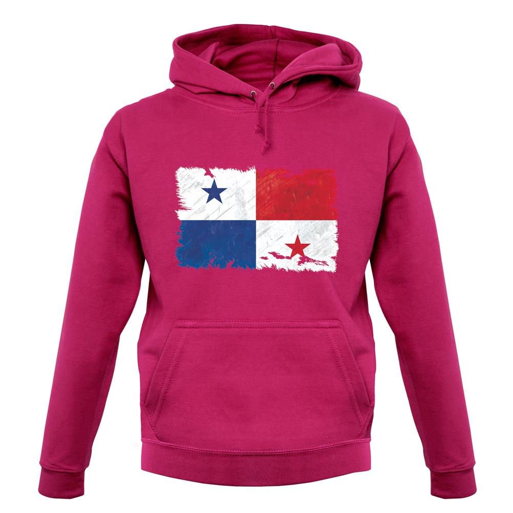 Panama Grunge Style Flag unisex hoodie