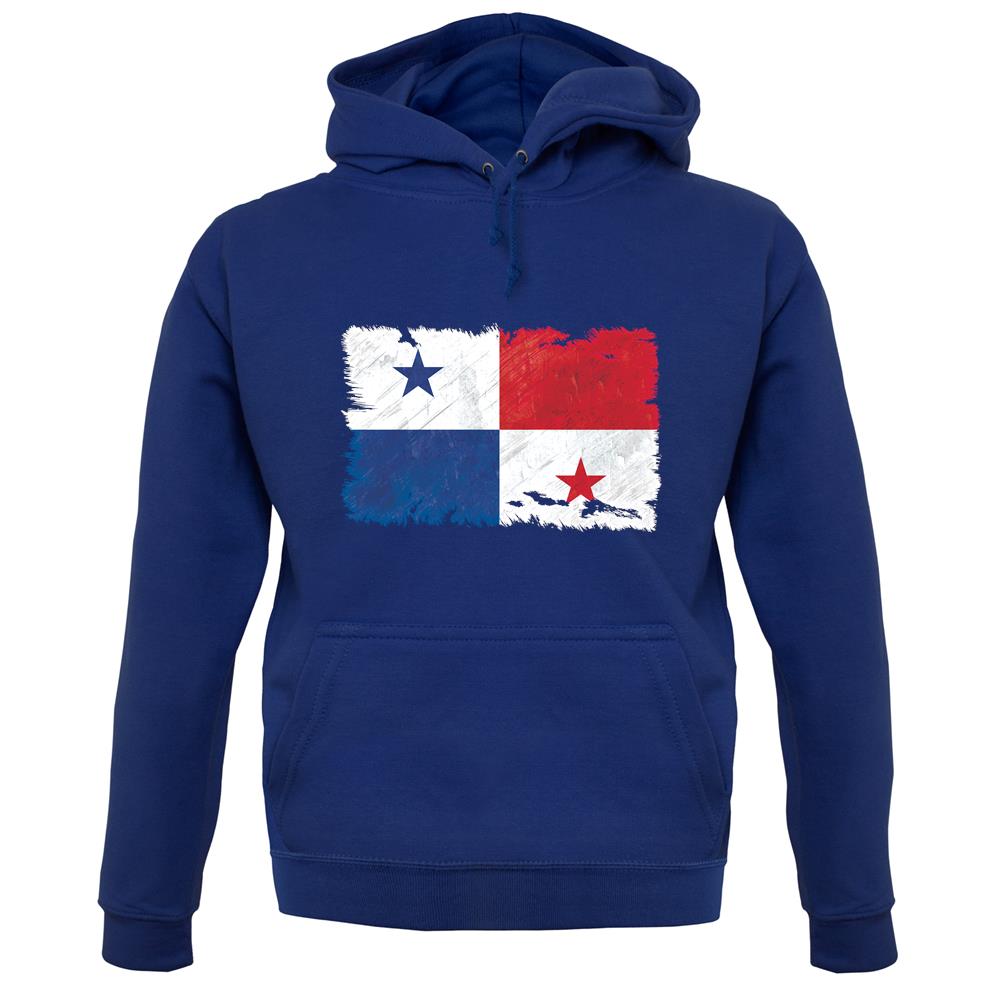 Panama Grunge Style Flag unisex hoodie