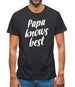 Papa Knows Best Mens T-Shirt