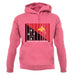 Papua New Guinea  Barcode Style Flag unisex hoodie