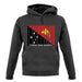 Papua New Guinea  Barcode Style Flag unisex hoodie