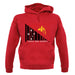 Papua New Guinea  Barcode Style Flag unisex hoodie