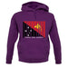 Papua New Guinea  Barcode Style Flag unisex hoodie