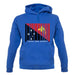 Papua New Guinea  Barcode Style Flag unisex hoodie