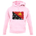 Papua New Guinea Grunge Style Flag unisex hoodie