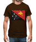 Papua New Guinea Grunge Style Flag Mens T-Shirt