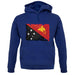 Papua New Guinea Grunge Style Flag unisex hoodie