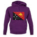 Papua New Guinea Grunge Style Flag unisex hoodie