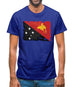 Papua New Guinea Grunge Style Flag Mens T-Shirt