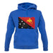 Papua New Guinea Grunge Style Flag unisex hoodie