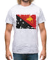 Papua New Guinea Grunge Style Flag Mens T-Shirt