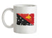 Papua New Guinea Grunge Style Flag Ceramic Mug