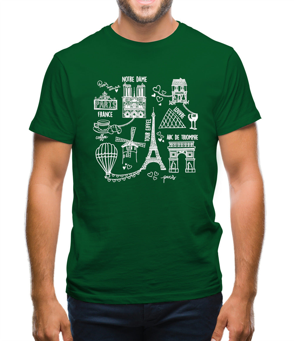 City Of Paris Mens T-Shirt