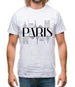 Paris Line Drawing Mens T-Shirt