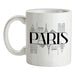 Paris Line Drawing Ceramic Mug