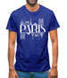 Paris Line Drawing Mens T-Shirt