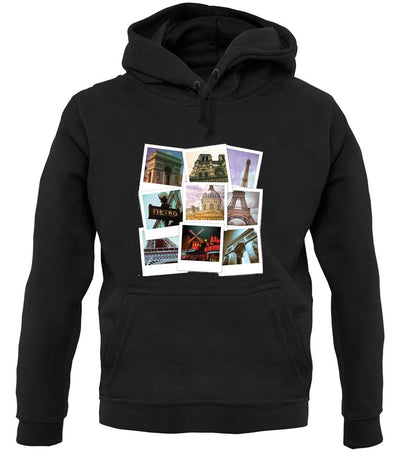 Paris Photo Collage unisex hoodie