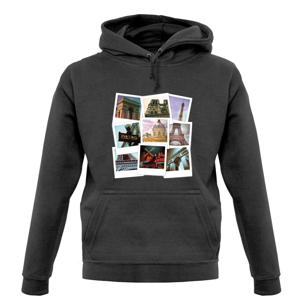 Paris Photo Collage unisex hoodie