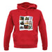 Paris Photo Collage unisex hoodie