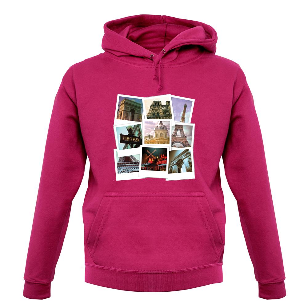 Paris Photo Collage unisex hoodie