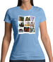 Paris Photo Collage Womens T-Shirt