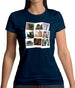 Paris Photo Collage Womens T-Shirt