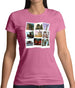 Paris Photo Collage Womens T-Shirt