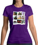 Paris Photo Collage Womens T-Shirt