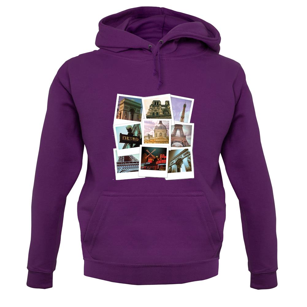 Paris Photo Collage unisex hoodie