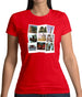 Paris Photo Collage Womens T-Shirt