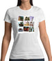 Paris Photo Collage Womens T-Shirt