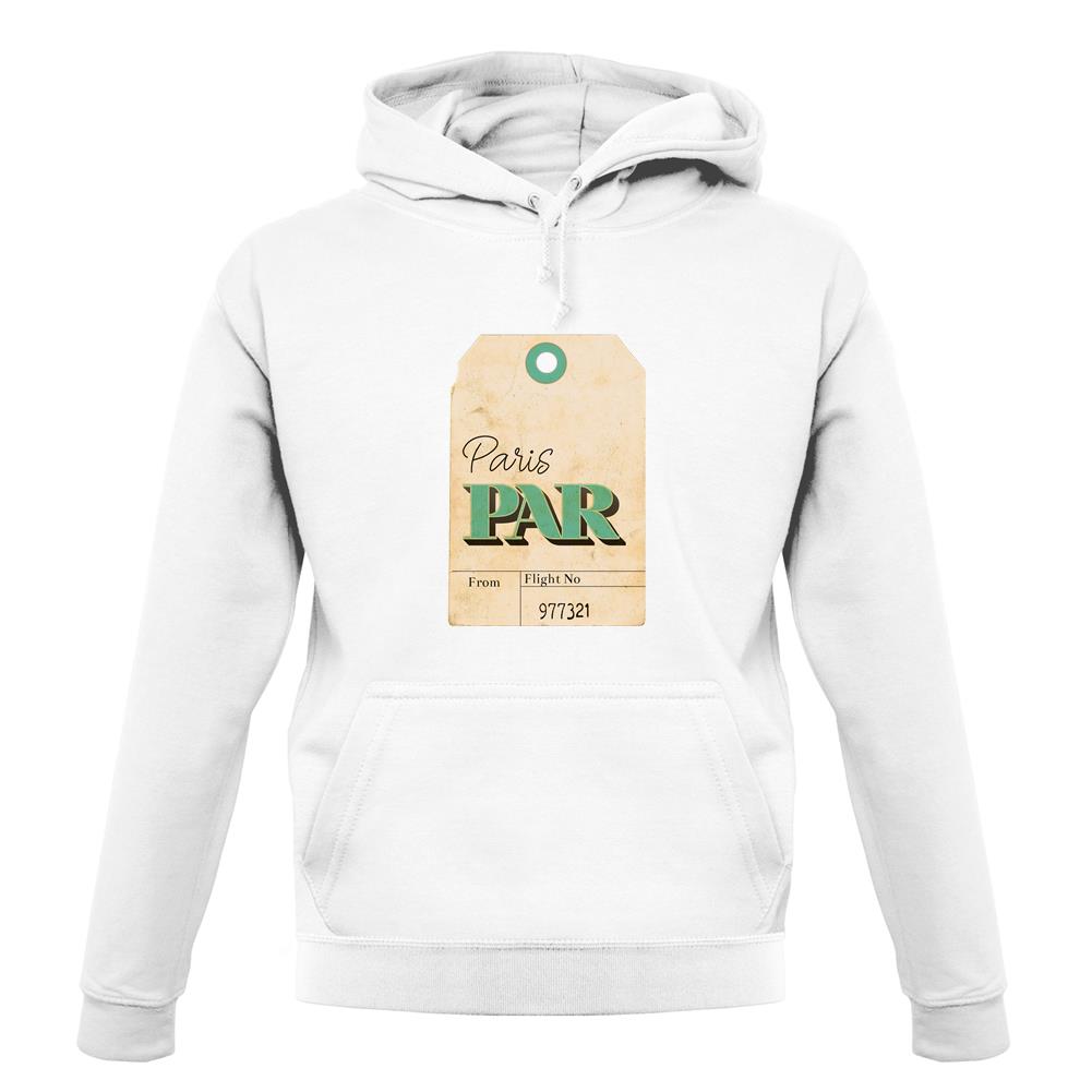 Paris Travel Tag unisex hoodie